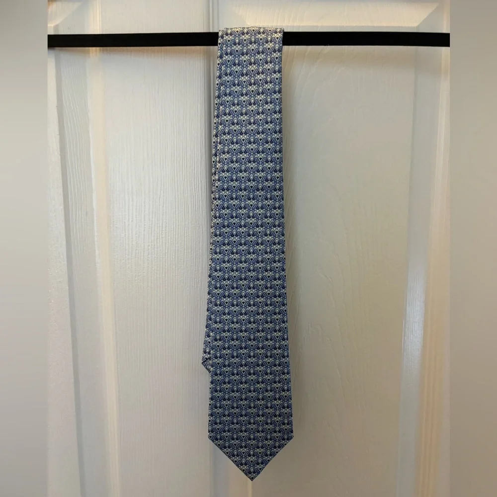 Bvlgari blue men’s tie